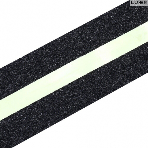 Banda Adeziva Antiderapanta pentru Scari/Trepte Interior/Exterior, Multisuprafete, Rezistenta la Apa, Lungime 5 m, Latime 5 cm, Negru, Luxer, Banda Adeziva Antiderapanta Aderenta Sporita, entru Suprafete Umede, Negru-Verde, Luxer Dedeman Leroy Merlin Emag Bilka Luxer [7]