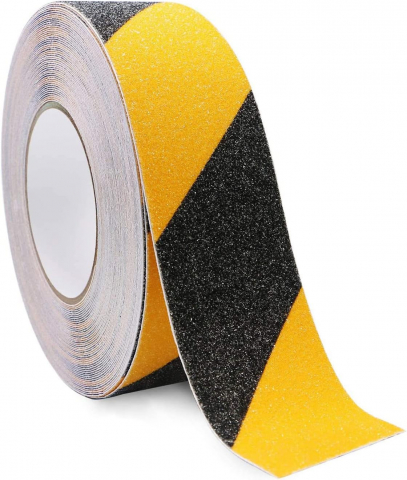 Banda Adeziva Antiderapanta pentru Scari/Trepte Interior/Exterior, Multisuprafete, Rezistenta la Apa, Lungime 5 m, Latime 5 cm, Negru, Luxer, Banda Adeziva Antiderapanta Aderenta Sporita, entru Suprafete Umede, Negru-Galben, Luxer Dedeman Leroy Merlin Emag Bilka Luxer [8]