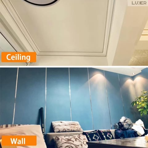 Banda Decorativa Autoadeziva Pentru Perete Cu Efect de Oglinda Luxer, Lungime 500 cm, Latime 1 cm, Silver, Banda Adeziva Metalica Pentru Mobila/Usi/Ferestre pentru Decor Dedeman Leroy Merlin Emag Gresie/Faianta Luxer [8]