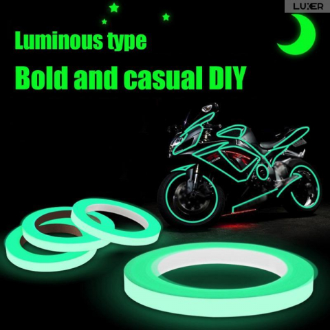 Banda Reflectorizanta Autoadeziva Pentru Bicicleta, Motocicleta, Masina, Scari sau Alte Suprafete, Model Hexagonal, Dimensiuni 800x1 cm, Verde Neon, Luxer [5]