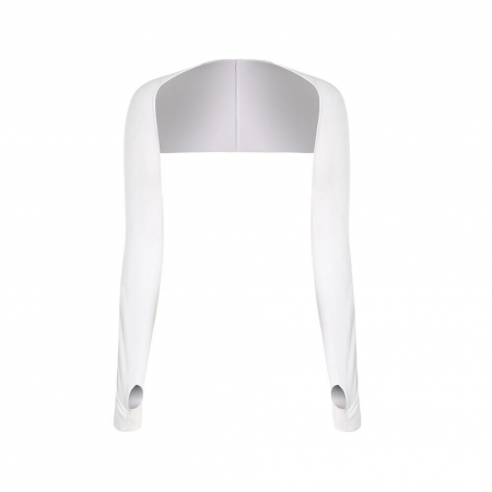 Aparatori si Protectii Sport - Bolero cu Maneci Sport si Protectie UV Luxer, Marime Universala, Unisex, Negru,  protectie auto, alergat, ciclism, pescuit, Negru, maneca protectie solara uv manusi fortbal alergat decathlon ieftine universale emag luxer