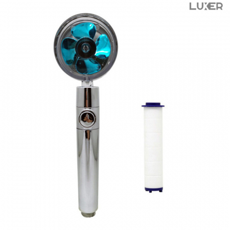 Cap De Dus Presurizat Cu Sistem De , Economisire A Apei Si Filtru Anti-Impuritati, Rosu, Luxer, cap de dus cu presiune dedeman cu filtru economisire apa presiune sporita emag leroy merlin grohe baterie baie ieftina [13]