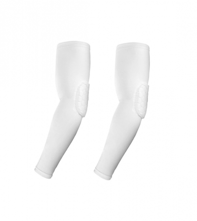 Cotiera cu Tampon de Protectie Luxer, Circumferinta Brat 35-45 cm, Unisex, Negru/Alb, protectie impotriva socurilor cotiere copii hervin intersport decathlon ieftine luxer [4]