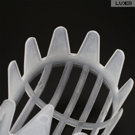 Culegator De Fructe Aflate La Inaltime Luxer, Dimensiuni 20x8 cm, Alb, culecator de fructe cu tija dedeman hornbach gardena leroy merlin pentru mere nuci afine fructe manual [9]