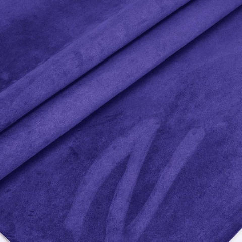 Folie autoadezivă Luxer din piele întoarsă sintetică tip Alcantara, culoare violet, pentru interior auto, mobilă și decor DIY, textură catifelată mată, dimensiuni 150x40 cm. [1]