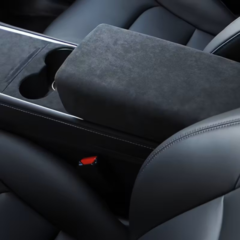 Folie autoadezivă Luxer din piele întoarsă sintetică tip Alcantara, culoare neagră, pentru interior auto, mobilă și decor DIY, textură catifelată mată, dimensiuni 150x40 cm. [2]