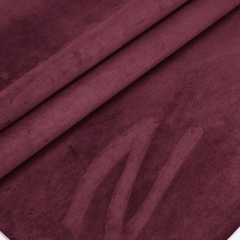 Folie autoadezivă Luxer din piele întoarsă sintetică tip Alcantara, culoare visiniu, pentru interior auto, mobilă și decor DIY, textură catifelată mată, dimensiuni 150x40 cm. [1]