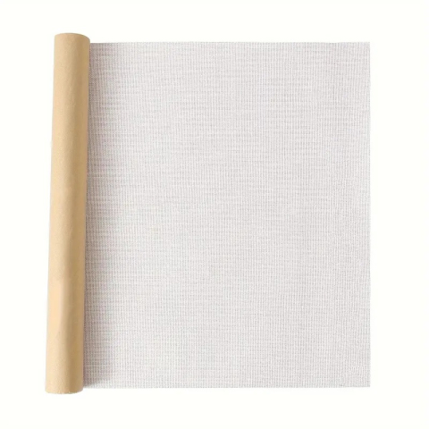 Folie autoadezivă textilă Luxer White, dimensiune 145x50 cm, pentru decor mobilier, reparații canapea și proiecte DIY, material moale cu aspect de țesătură modernă. [3]