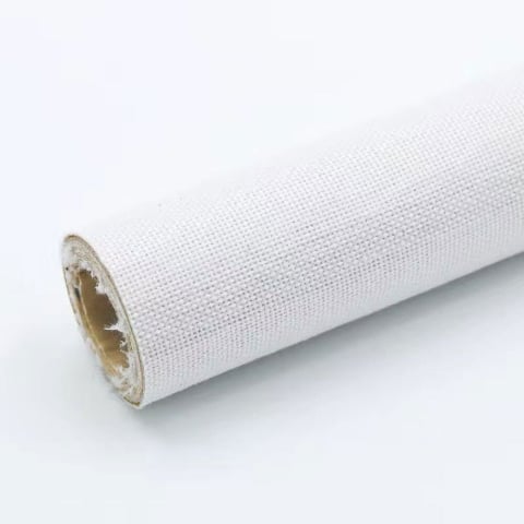 Folii Autoadezive Material Textil - Folie autoadezivă textilă Luxer White, dimensiune 145x50 cm, pentru decor mobilier, reparații canapea și proiecte DIY, material moale cu aspect de țesătură modernă.