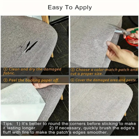 Folie autoadezivă textilă Luxer Cherry, dimensiune 145x50 cm, pentru decor mobilier, reparații canapea și proiecte DIY, material moale cu aspect de țesătură modernă. [6]