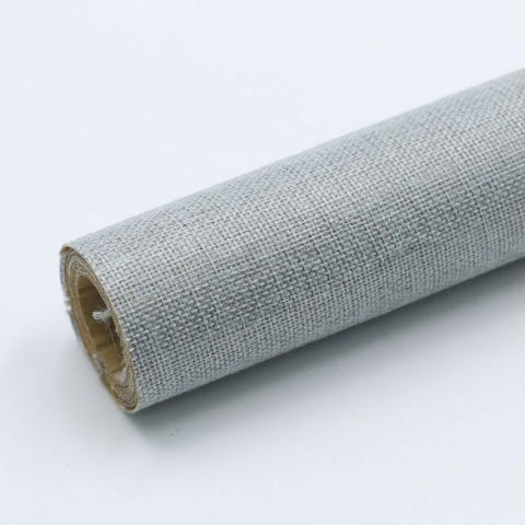 Folii Autoadezive Material Textil - Folie autoadezivă textilă Luxer Light Grey, dimensiune 145x50 cm, pentru decor mobilier, reparații canapea și proiecte DIY, material moale cu aspect de țesătură modernă.