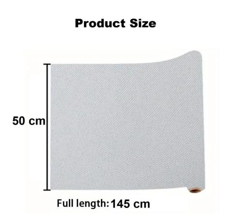 Folie autoadezivă textilă Luxer Black, dimensiune 145x50 cm, pentru decor mobilier, reparații canapea și proiecte DIY, material moale cu aspect de țesătură modernă. [9]