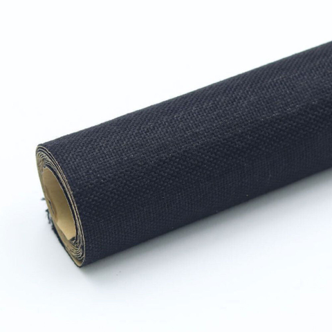 Folii Autoadezive Material Textil - Folie autoadezivă textilă Luxer Black, dimensiune 145x50 cm, pentru decor mobilier, reparații canapea și proiecte DIY, material moale cu aspect de țesătură modernă.