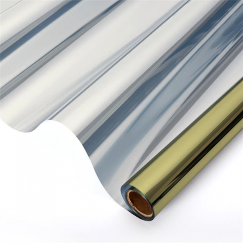 Toate Produsele - Folie Autoadeziva  pentru Geamuri Termopan, Tip Oglinda, Protectie Solara UV, Efect Privacy, One Way Mirror Window Film, Autocolanta, Pentru Casa/Cladiri, Dimensiuni 200 x 60 cm, Auriu, Folie Geam sa nu se vada din exterior, sa nu se vada in casa, autocolant geam termopan leroy merlin dedeman, protectie solara ferestre luxer