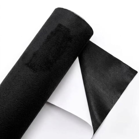 Folii Protecție & Recondiționare - Folie Autoadeziva Piele Intoarsa Ecologica Neagra Super Flexibila Interior Auto Rola Mare