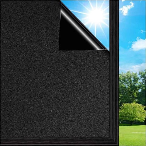 Toate Produsele - Folie Decorativa Privacy Pentru Geamuri - Home&Office, Protectie UV, Model - Negru Mat BlackOut, Dimensiuni 200x60 cm, Luxer, Folie decorativă privacy Folie pentru geamuri Folie protectie UV Folie Negru Mat Folie Blackout Folie decorativă pentru geamuri Folie privacy pentru birou Folie pentru home office Folie decorativă Luxer Folie pentru intimitate geamuri Folie decorativă 200x60 cm