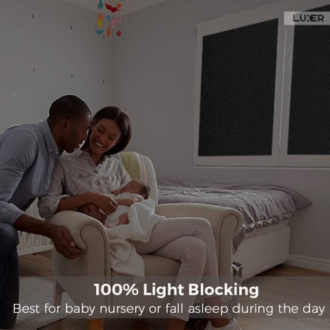 Folie Decorativa Privacy Pentru Geamuri - Home&Office, Protectie UV, Model - Negru Mat BlackOut, Dimensiuni 200x60 cm, Luxer, Folie decorativă privacy Folie pentru geamuri Folie protectie UV Folie Negru Mat Folie Blackout Folie decorativă pentru geamuri Folie privacy pentru birou Folie pentru home office Folie decorativă Luxer Folie pentru intimitate geamuri Folie decorativă 200x60 cm [2]