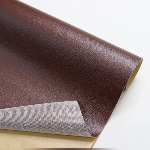 Folii Autoadezive Piele Ecologica 137 x 60 cm - Folie din piele ecologică autoadezivă Luxer, maro, dimensiune 137x60 cm, ideală pentru recondiționare canapea, scaun sau interior auto.