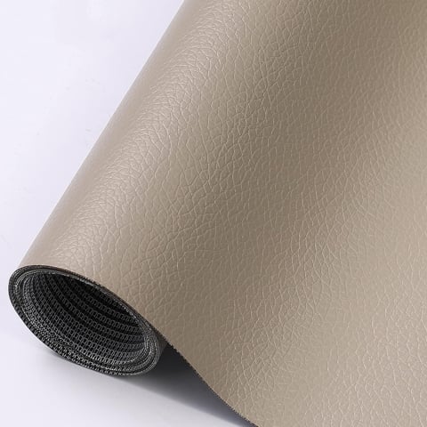 Folii Autoadezive Piele Ecologica 137 x 60 cm - Folie din piele ecologică autoadezivă Luxer, Sand Grey, dimensiune 137x60 cm, ideală pentru recondiționare canapea, scaun sau interior auto.
