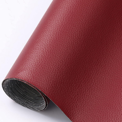 Folii Autoadezive Piele Ecologica 137 x 60 cm - Folie din piele ecologică autoadezivă Luxer, Wine Red, dimensiune 137x60 cm, ideală pentru recondiționare canapea, scaun sau interior auto.
