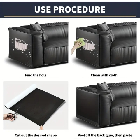 Folie din piele ecologică autoadezivă Luxer,Yellow, dimensiune 137x60 cm, ideală pentru recondiționare canapea, scaun sau interior auto. [7]