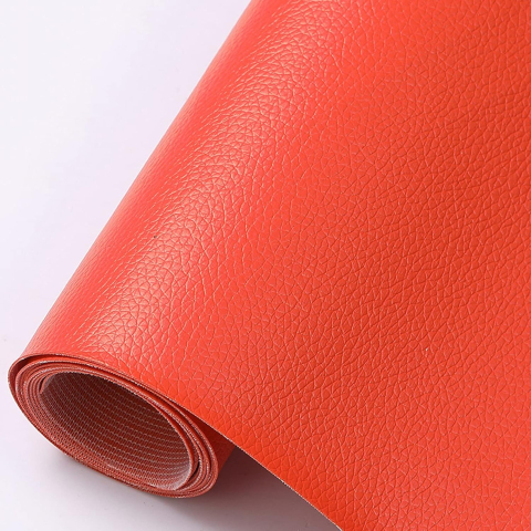 Folii Autoadezive Piele Ecologica 137 x 60 cm - Folie din piele ecologică autoadezivă Luxer,Orange, dimensiune 137x60 cm, ideală pentru recondiționare canapea, scaun sau interior auto.