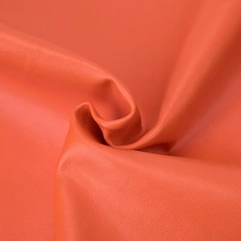 Folie din piele ecologică autoadezivă Luxer,Orange, dimensiune 137x60 cm, ideală pentru recondiționare canapea, scaun sau interior auto. [2]