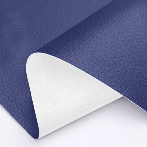 Folie din piele ecologică autoadezivă Luxer, Albastru Royal, dimensiune 137x60 cm, ideală pentru recondiționare canapea, scaun sau interior auto. [3]