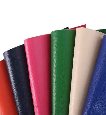 Folie din piele ecologică autoadezivă Luxer, Rose Red, dimensiune 137x60 cm, ideală pentru recondiționare canapea, scaun sau interior auto. [4]