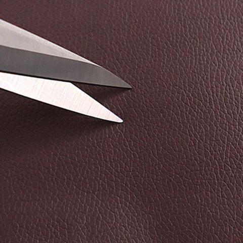 Folie din piele ecologică autoadezivă Luxer, Dark Brown, dimensiune 137x60 cm, ideală pentru recondiționare canapea, scaun sau interior auto. [2]