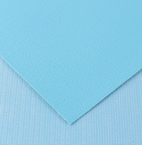 Folie din piele ecologică autoadezivă Luxer, Sky Blue, dimensiune 137x60 cm, ideală pentru recondiționare canapea, scaun sau interior auto. [3]