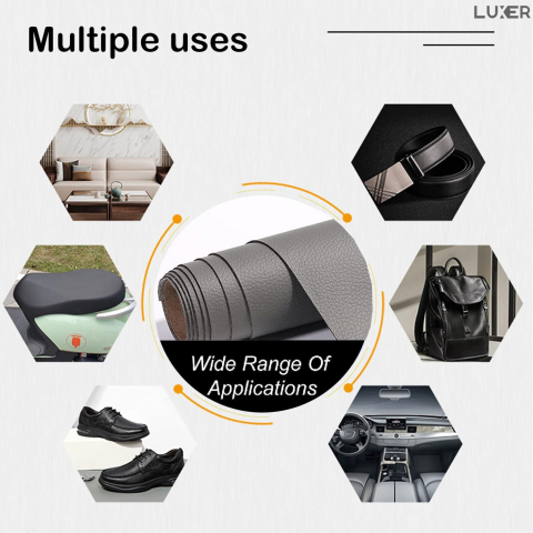 Folie Autoadeziva Imitatie Piele pentru Reconditionare Genti Canapele Scaune Tapiterie Auto Scaun Auto din Piele Sintetica Luxer [3]