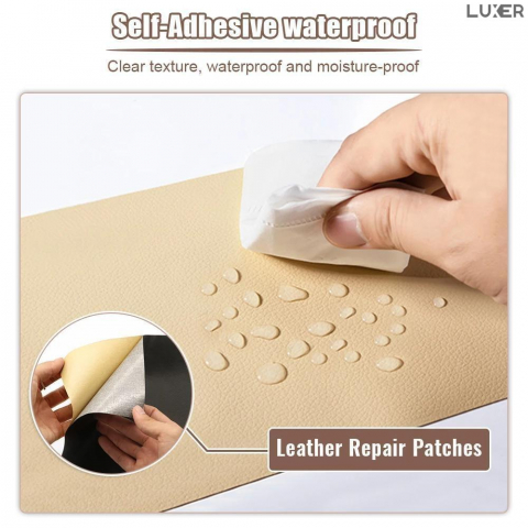 Folie Autoadeziva Imitatie Piele pentru Reconditionare Genti Canapele Scaune Tapiterie Auto Scaun Auto din Piele Sintetica Luxer [1]