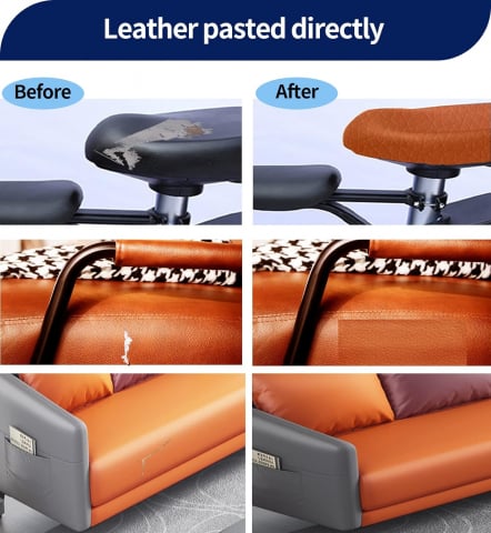 Folie Autoadeziva Imitatie Piele pentru Reconditionare Genti Canapele Scaune Tapiterie Auto Scaun Auto din Piele Sintetica Luxer [2]