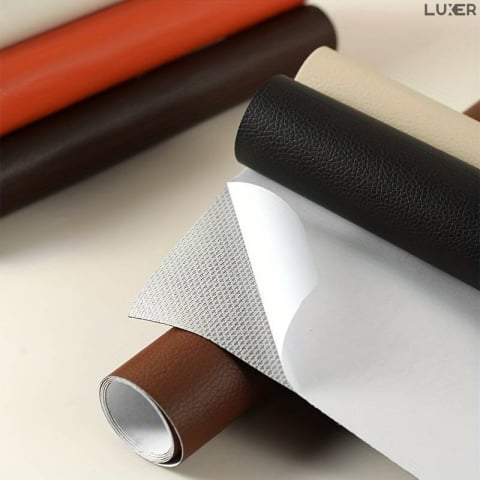 Folie Autoadeziva Imitatie Piele pentru Reconditionare Genti Canapele Scaune Tapiterie Auto Scaun Auto din Piele Sintetica Luxer [7]