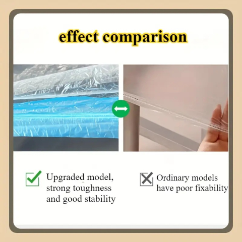 Husă de protecție transparentă Luxer pentru pat de 180x200 cm, antipraf și rezistentă, ideală pentru renovări, zugrăveli și depozitare mobilier. [5]