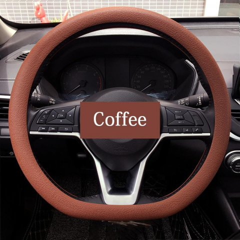 Huse Volan - Husa Volan Silicon Elastica Universala pentru Dacia Bmw Golf Audi Renault Logan Opel Vw Ford Passat Skoda Hyundai Mazda Neagra Gri Rosu Roz Bej Maro Albastru Verde Antiderapanta e90 f10 e46 Ieftina Luxer