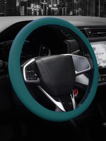 Huse Volan - Husa Volan Silicon Elastica Universala pentru Dacia Bmw Golf Audi Renault Logan Opel Vw Ford Passat Skoda Hyundai Mazda Neagra Gri Rosu Roz Bej Maro Albastru Verde Antiderapanta e90 f10 e46 Ieftina Luxer