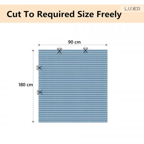 Jaluzea Plisata cu Sistem de Prindere Autoadeziv Luxer, Dimensiuni 90x180 cm, Albastru, jaluzele geamuri mansarda rulou dedeman velux leroy merlin pentru ferestre interior hornbach ieftine luxer [13]
