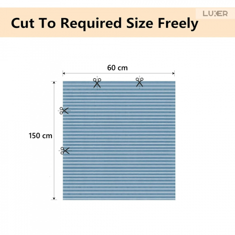 Set 4 Jaluzele Plisate cu Sistem de Prindere Autoadeziv Luxer, Dimensiuni 150X60 cm, Albastru, jaluzele geamuri mansarda rulou dedeman velux leroy merlin pentru ferestre interior hornbach ieftine luxer [12]