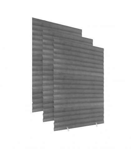 Toate Produsele - Set 3 Jaluzele Plisate cu Sistem de Prindere Autoadeziv Luxer, Dimensiuni 150X60 cm, Alb, jaluzele geamuri mansarda rulou dedeman velux leroy merlin pentru ferestre interior hornbach ieftine luxer