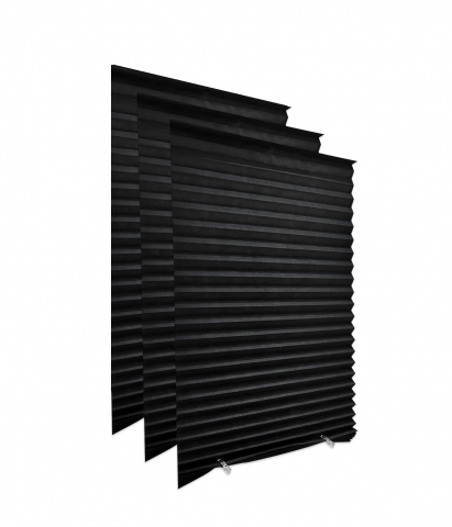 Set 3 Jaluzele Plisate cu Sistem de Prindere Autoadeziv Luxer, Dimensiuni 150X60 cm, Alb, jaluzele geamuri mansarda rulou dedeman velux leroy merlin pentru ferestre interior hornbach ieftine luxer
