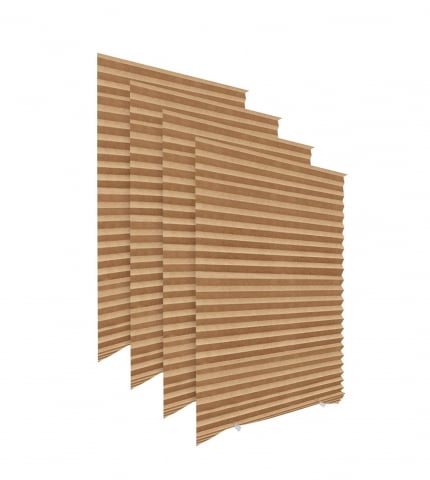 Set 4 Jaluzele Plisate cu Sistem de Prindere Autoadeziv Luxer, Dimensiuni 150X60 cm, Alb, jaluzele geamuri mansarda rulou dedeman velux leroy merlin pentru ferestre interior hornbach ieftine luxer