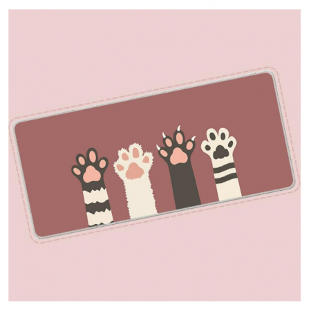 Mousepad Gaming Luxer BigFoot 90 x 40 cm, Baza Cauciucata si Cusaturi laterale, Waterproof, Antiderapant,  mouse pad dogs lovers labe de catelusi fete aqirys gaming logitech razer rgb personalizat xxl altex emag mare luxer [1]
