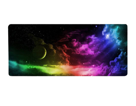 Mousepad Gaming Luxer Sky 90x40 cm, Baza Cauciucata si Cusaturi laterale, Waterproof, Antiderapant, mouse pad sky lovers cer luna nori futurist logitech razer rgb toucpad bes for xxl wireless mare altex flanco emag large v2 asus artisan razer ieftin luxer [4]