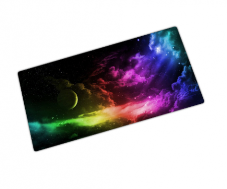 Mousepad Gaming Luxer Sky 90x40 cm, Baza Cauciucata si Cusaturi laterale, Waterproof, Antiderapant, mouse pad sky lovers cer luna nori futurist logitech razer rgb toucpad bes for xxl wireless mare altex flanco emag large v2 asus artisan razer ieftin luxer [3]