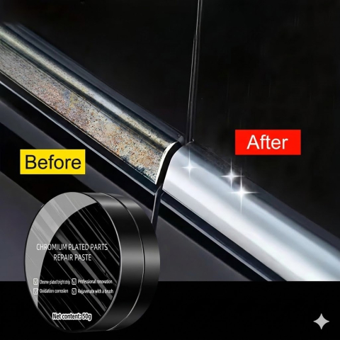 Pasta restaurare piese cromate si lustruire metale 50g
