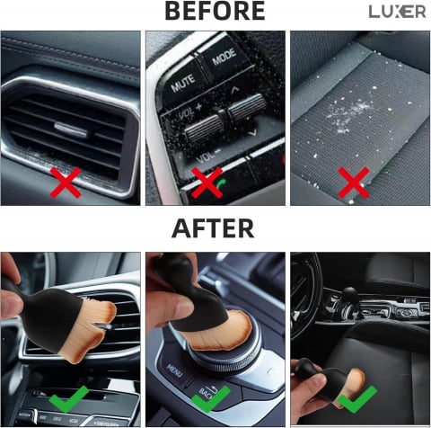 Perie Detailing Auto pentru Curățarea Interiorului Mașinii – Ideală pentru Bord, Guri de Aerisire, Ecrane Tactile și Suprafețe Delicate, Design Ergonomic și Peri Moi, Fără Zgârieturi, perie auto, detailing auto, curățare mașină, interior auto, pentru bord, moale, pentru suprafețe delicate, fără zgârieturi, accesorii detailing, curățare interior mașină, pentru guri de aerisire, pentru ecrane tactile, profesională, multifuncțională, unelte detailing, curățare bord mașină, accesorii auto curățenie, finisaje interioare, compactă, rezistentă. [3]