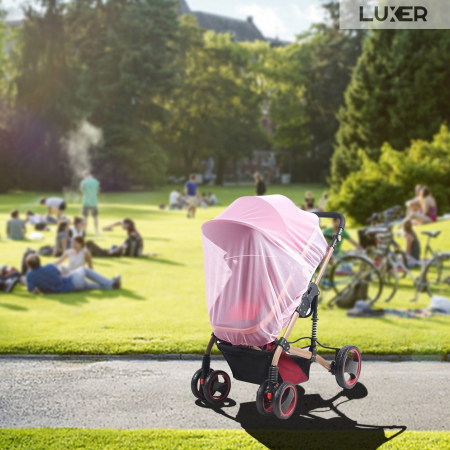 Plasa Anti-Tantari/Insecte Tip Husa Cu Elastic Pentru Carucior Luxer, Marime Universala, plasa tantari carucior bebe tei cybex universal chicco balios auchan dedeman carrefour insecte dm emag ieftin luxer [1]