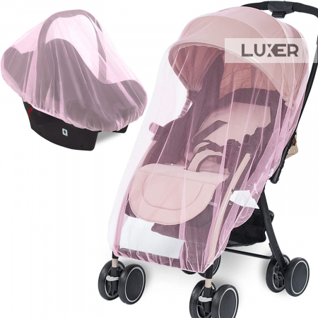 Plasa Anti-Tantari/Insecte Tip Husa Cu Elastic Pentru Carucior Luxer, Marime Universala, plasa tantari carucior bebe tei cybex universal chicco balios auchan dedeman carrefour insecte dm emag ieftin luxer [9]